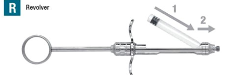 INOX Anesthesia Syringe (Revolver) MEDESY