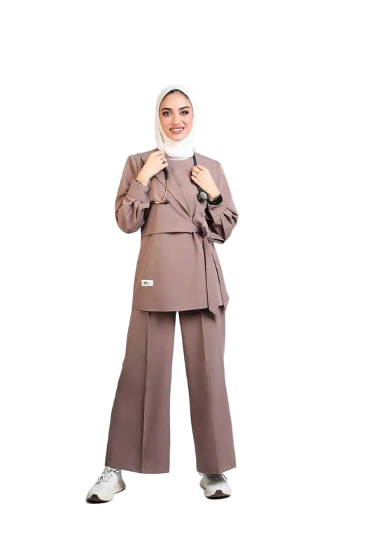 Brown Formal Scrub MedModelle
