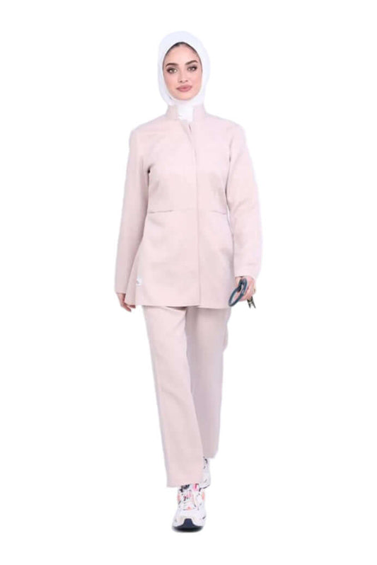 Beige Formal Scrub MedModelle