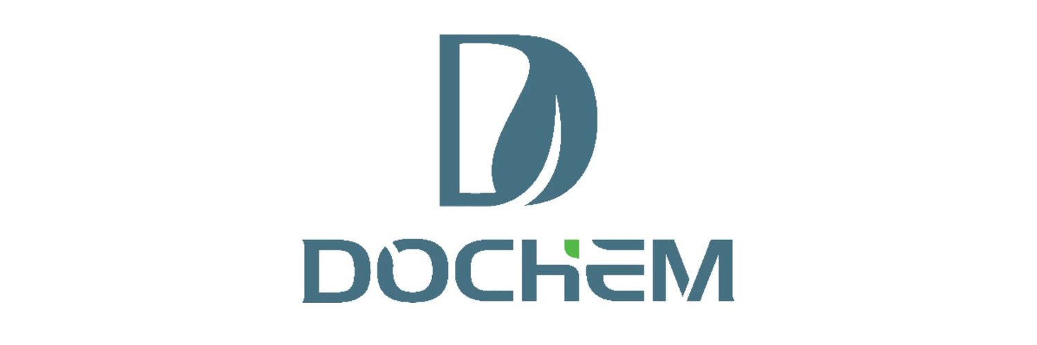 Dochem logo representing high-quality dental products for dentists in Jordan, available on the Dento app.