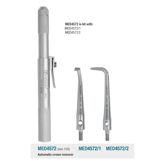 Automatic Crown Remover set of 2 Tips 150mm  MEDESY