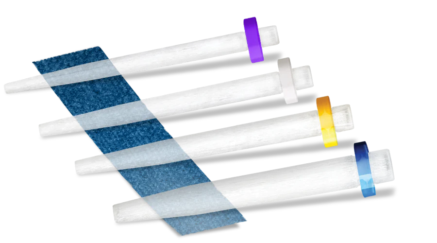 Glass fiber intraradicular conical post Exacto