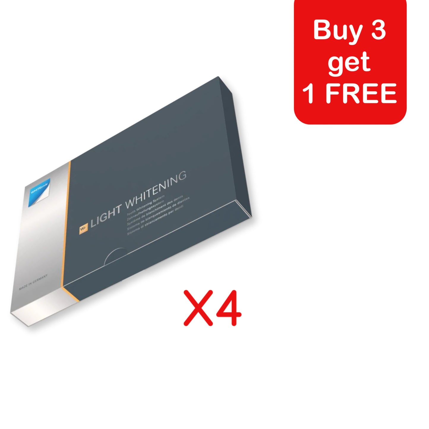 4x Office Bleaching Whitesmile