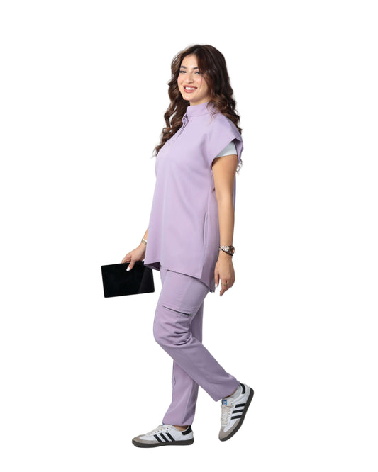 Lilac comfort medical set scrub MEDMODELLE