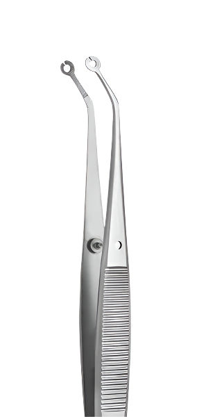 Suture tweezer round curved MEDESY