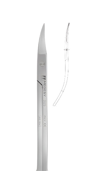 La Grange Saw Edge Double curved surgical scissors MEDESY