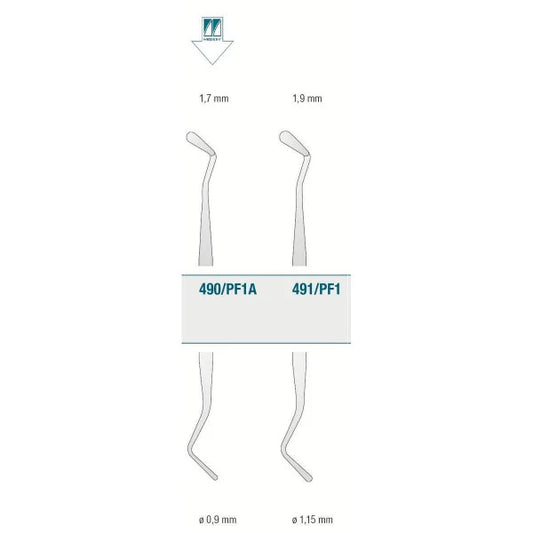 LEVANTE Composite instrument with spatula and ball MEDESY