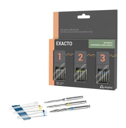 Glass fiber intraradicular conical post Exacto