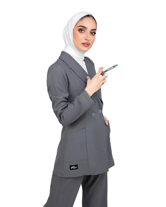 Grey Formal Scrub MedModelle