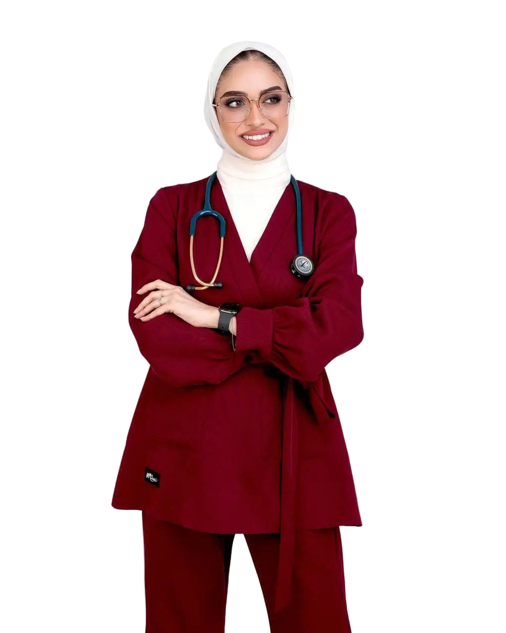 Burgundy Formal Scrub MedModelle