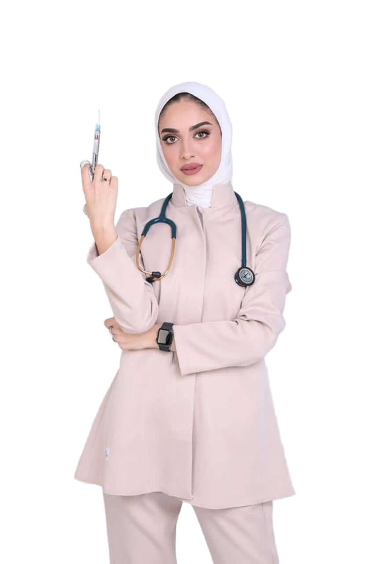 Beige Formal Scrub MedModelle