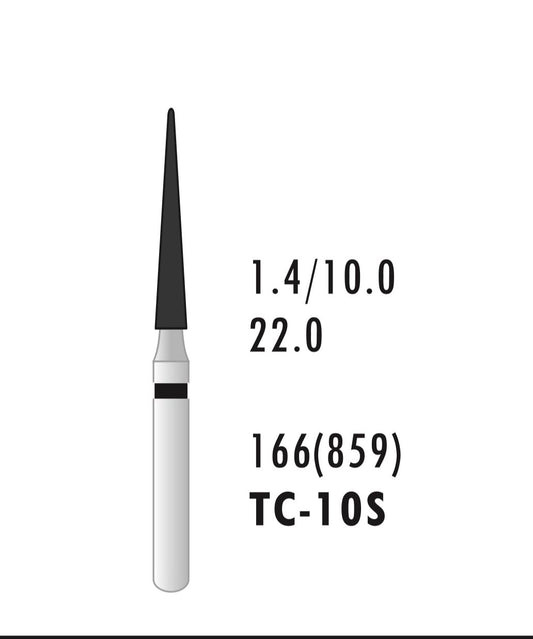 10x Needle Chamfer bur DENTAGEM
