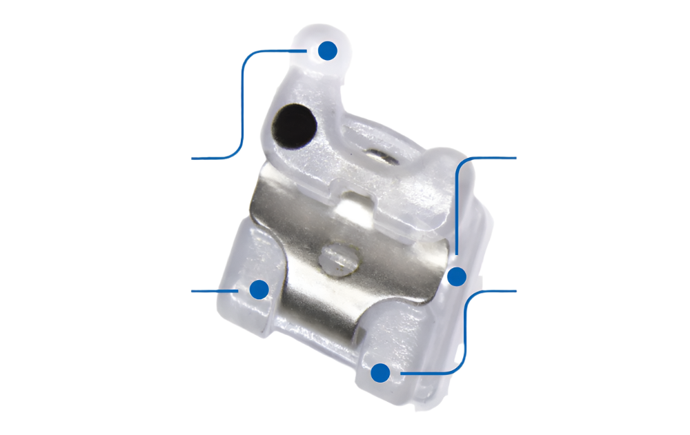 Self Ligation Ceramic Brackets leone